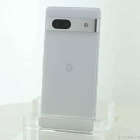 〔中古〕GOOGLE(グーグル) Google Pixel 7a 128GB スノー GOSAU2 Softbank SIMフリー〔377-ud〕