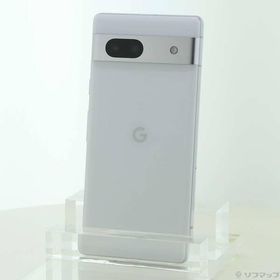 〔中古〕GOOGLE(グーグル) Google Pixel 7a 128GB スノー GOSAU2 Softbank SIMフリー〔377-ud〕