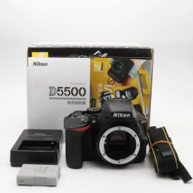 【シャッター回数：24000回】Nikon D5500 ボディー ブラック 一眼レフカメラ 〔NIKON F マウント〕