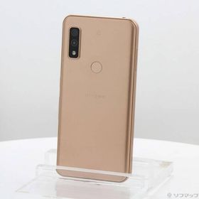 〔中古〕FUJITSU(富士通） arrows We 64GB ローズゴールド FCG01 au SIMフリー〔251-ud〕