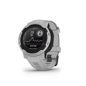 GARMIN(ガーミン) Instinct 2 Dual Power Mist Gray 直径45mm Suica対応 タフネスアウトドア GPS ウォッチ 【日本正規品】 小