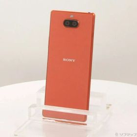 ソフマップ 〔中古品〕 Xperia 8 64GB オレンジ SOV42 auロック解除SIMフリー【377】