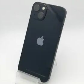 【中古】Apple au 【SIMフリー】 iPhone 13 128GB ミッドナイト MLNC3J/A【新橋烏森通り】保証期間１ヶ月【ランクC】