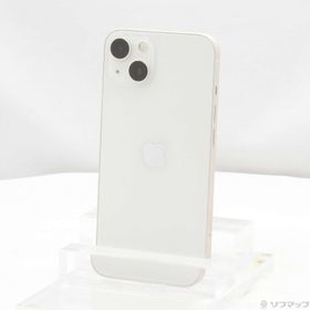 (中古)Apple iPhone13 128GB スターライト MLND3J/A SIMフリー(295-ud)