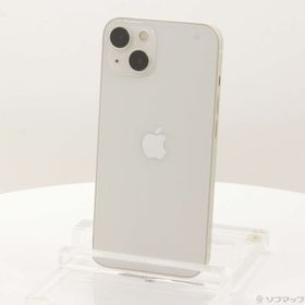 (中古)Apple iPhone13 128GB スターライト MLND3J/A SIMフリー(368-ud)