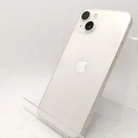 【中古】Apple SoftBank 【SIMフリー】 iPhone 13 128GB スターライト MLND3J/A【川崎駅前】保証期間１ヶ月【ランクC】