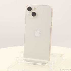 (中古)Apple iPhone13 128GB スターライト MLND3J/A SIMフリー(368-ud)