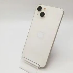 【中古】Apple SoftBank 【SIMフリー】 iPhone 13 128GB スターライト MLND3J/A【アリオ倉敷】保証期間１ヶ月【ランクB】