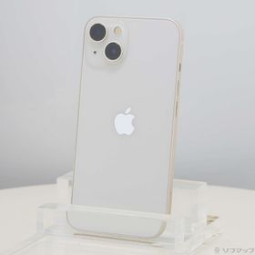 (中古)Apple iPhone13 128GB スターライト MLND3J/A SIMフリー(198-ud)