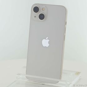 (中古)Apple iPhone13 128GB スターライト MLND3J/A SIMフリー(377-ud)