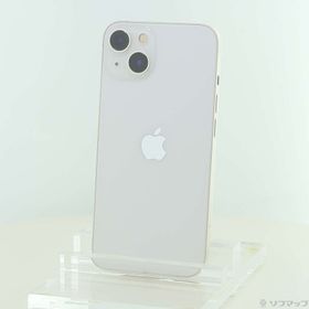 (中古)Apple iPhone13 128GB スターライト MLND3J/A SIMフリー(377-ud)