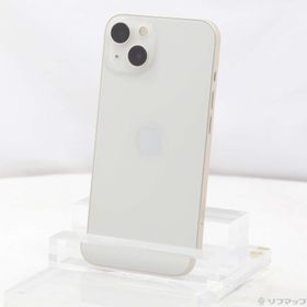 (中古)Apple iPhone13 128GB スターライト MLND3J/A SIMフリー(251-ud)