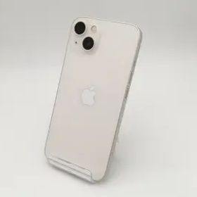 【中古】Apple au 【SIMフリー】 iPhone 13 128GB スターライト MLND3J/A【なんば】保証期間１ヶ月【ランクC】