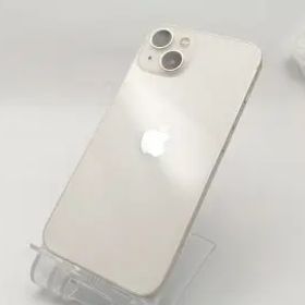 【中古】Apple SoftBank 【SIMフリー】 iPhone 13 128GB スターライト MLND3J/A【ECセンター】保証期間１ヶ月【ランクC】