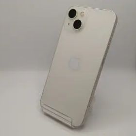 【中古】Apple SoftBank 【SIMフリー】 iPhone 13 128GB スターライト MLND3J/A【大須2】保証期間１ヶ月【ランクA】