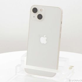 (中古)Apple iPhone13 128GB スターライト MLND3J/A SIMフリー(297-ud)