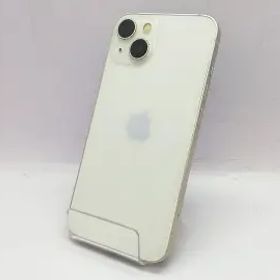 【中古】Apple au 【SIMフリー】 iPhone 13 128GB スターライト MLND3J/A【立川フロム中武】保証期間１ヶ月【ランクC】