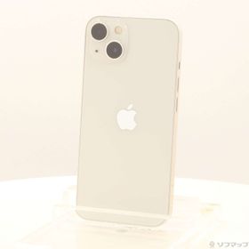 (中古)Apple iPhone13 128GB スターライト MLND3J/A SIMフリー(368-ud)