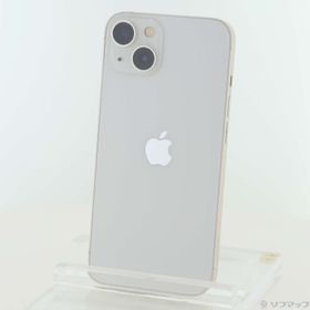 (中古)Apple iPhone13 128GB スターライト MLND3J/A SIMフリー(371-ud)