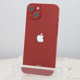 (中古)Apple iPhone13 128GB プロダクトレッド MLNF3J/A SIMフリー(349-ud)
