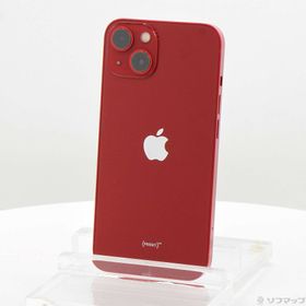 (中古)Apple iPhone13 128GB プロダクトレッド MLNF3J/A SIMフリー(349-ud)