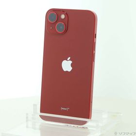 (中古)Apple iPhone13 128GB プロダクトレッド MLNF3J/A SIMフリー(295-ud)