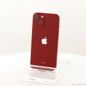 (中古)Apple iPhone13 128GB プロダクトレッド MLNF3J/A SIMフリー(258-ud)