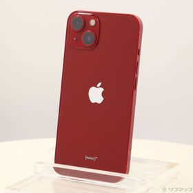 (中古)Apple iPhone13 128GB プロダクトレッド MLNF3J/A SIMフリー(371-ud)