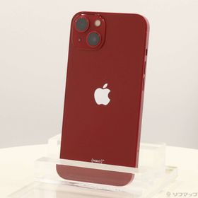 (中古)Apple iPhone13 128GB プロダクトレッド MLNF3J/A SIMフリー(352-ud)