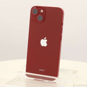 (中古)Apple iPhone13 128GB プロダクトレッド MLNF3J/A SIMフリー(377-ud)