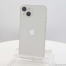 (中古)Apple iPhone13 256GB スターライト MLNJ3J/A SIMフリー(247-ud)