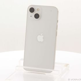 (中古)Apple iPhone13 256GB スターライト MLNJ3J/A SIMフリー (ネットワーク利用制限▲)(377-ud)