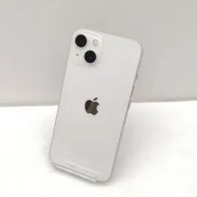 【中古】Apple docomo 【SIMフリー】 iPhone 13 256GB スターライト MLNJ3J/A【仙台イービーンズ】保証期間１ヶ月【ランクB】