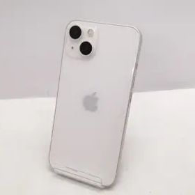 【中古】Apple au 【SIMフリー】 iPhone 13 256GB スターライト MLNJ3J/A【仙台駅東口】保証期間１ヶ月【ランクC】