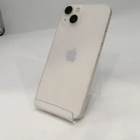 【中古】Apple au 【SIMフリー】 iPhone 13 256GB スターライト MLNJ3J/A【浜松駅前】保証期間１ヶ月【ランクC】