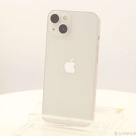 (中古)Apple iPhone13 256GB スターライト MLNJ3J/A SIMフリー(348-ud)