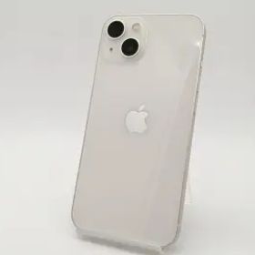 【中古】Apple SoftBank 【SIMフリー】 iPhone 13 256GB スターライト MLNJ3J/A【札幌南2条】保証期間１週間【ランクC】