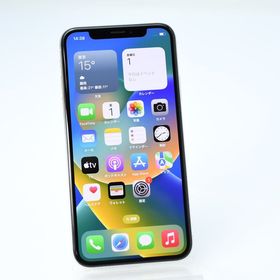 【液晶美品＊動作可＊電池100 %】docomo SIMフリーiPhone X 64GB シルバー