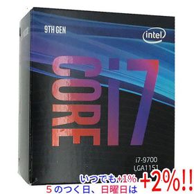 【中古】Core i7 9700 3.0GHz LGA1151 65W SRG13 元箱あり【いつでも+1％！5のつく日と日曜日は+2%！】 爆買