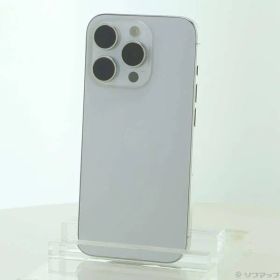 ソフマップ 〔中古品〕 iPhone15 Pro 128GB ホワイトチタニウム MTU83J／A SIMフリー【349】