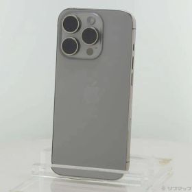 ソフマップ 〔中古品〕 iPhone15 Pro 256GB ナチュラルチタニウム MTUF3J／A SIMフリー【377】