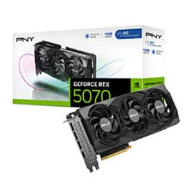 〔中古〕PNY PNY GeForce RTX 5070 12GB Overclocked Triple Fan〔262-ud〕
