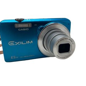 CASIO EXILIM コンパクトデジタルカメラ 本体 ブルー EX-ZS25