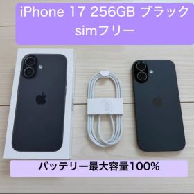 iPhone 17 ブラック 256GB simフリー