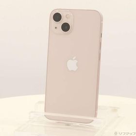 〔中古〕Apple(アップル) iPhone13 128GB ピンク MLNE3J／A SIMフリー〔247-ud〕