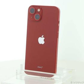 〔中古〕Apple(アップル) iPhone13 128GB プロダクトレッド MLNF3J／A SIMフリー〔295-ud〕
