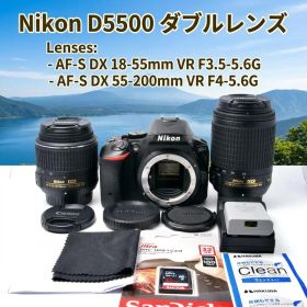 届いてすぐ使える◆Nikon D5500◆初心者おすすめ！高性能Wi-Fi搭載