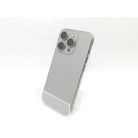 【中古】Apple 国内版 【SIMフリー】 iPhone 15 Pro 256GB ナチュラルチタニウム MTUF3J/A【熊本】保証期間１ヶ月【ランクC】