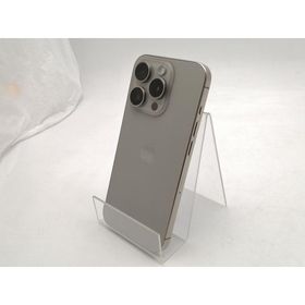 【中古】Apple 国内版 【SIMフリー】 iPhone 15 Pro 256GB ナチュラルチタニウム MTUF3J/A【ECセンター】保証期間１ヶ月【ランクA】