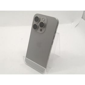 【中古】Apple 国内版 【SIMフリー】 iPhone 15 Pro 256GB ナチュラルチタニウム MTUF3J/A【宇田川】保証期間１ヶ月【ランクB】